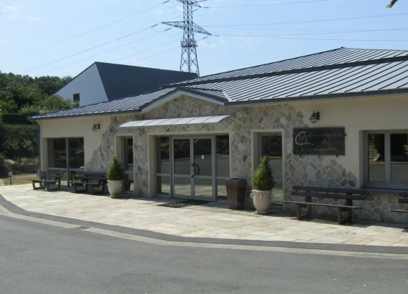 Le crématorium près de Bricquebec-en-Contentin